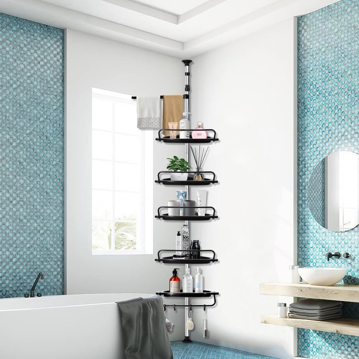  tag re De Douche T lescopique Geen Embouts Angle R glable En Hauteur 