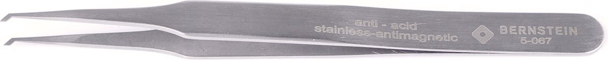 Goedkoopste Bernstein Tools for Electronics 5-067 SMD-pincet 12 SA Plat, gebogen 45° 120 mm