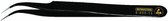 Bernstein Tools for Electronics 5-055-13 Pince brucelle CMS 7a SA-ESD pointe en forme de faucille, très pointue 120 mm