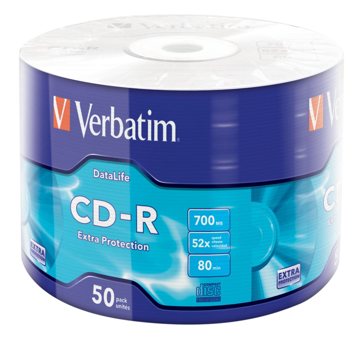 CD-R Extra Protection - 52x - CD-R - 700 MB - 50 pc(s)