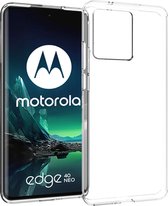 Accezz Hoesje Geschikt voor Motorola Edge 40 Neo Hoesje Siliconen - Accezz Clear Backcover - Transparant