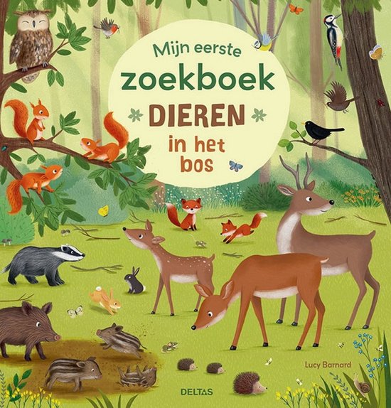 Mijn eerste zoekboek - Dieren in het bos - cover