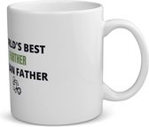 Akyol - Worlds Best Farther Mug avec impression - papa - cadeau papa - cadeau tasse à café - anniversaire papa - fête des pères - meilleur papa - capacité 350 ML