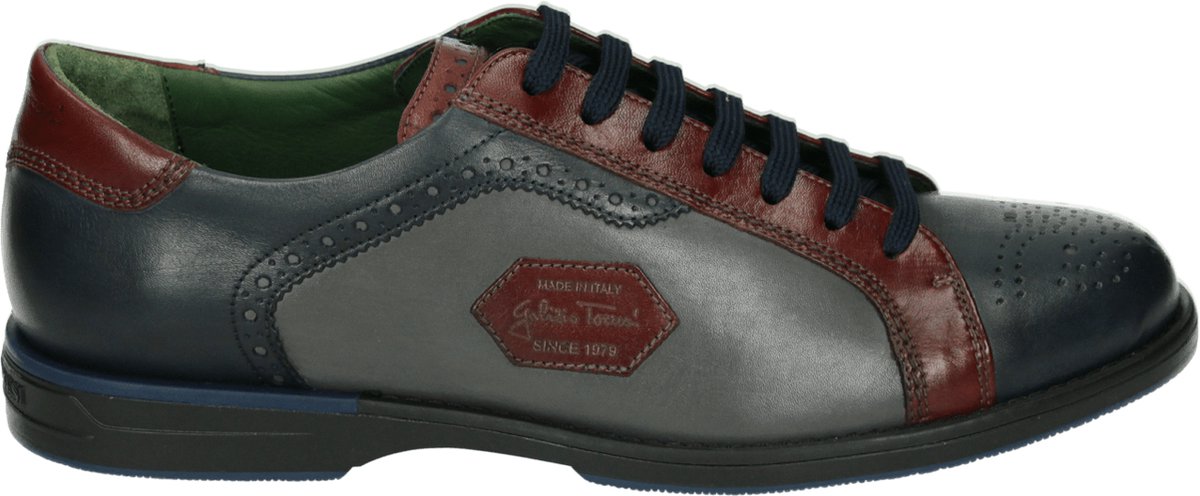 Galizio Torresi 314038 - Heren sneakersHeren veterschoenVrije tijdsschoenen - Kleur: Blauw - Maat: 45