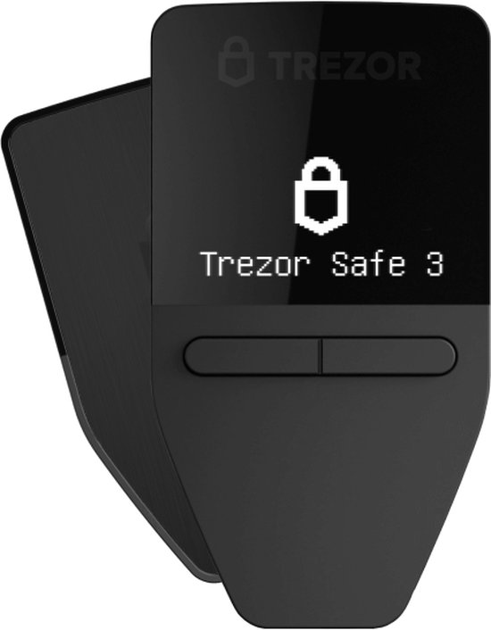 Trezor Safe 3 - Crypto hardware wallet - Cosmic Black