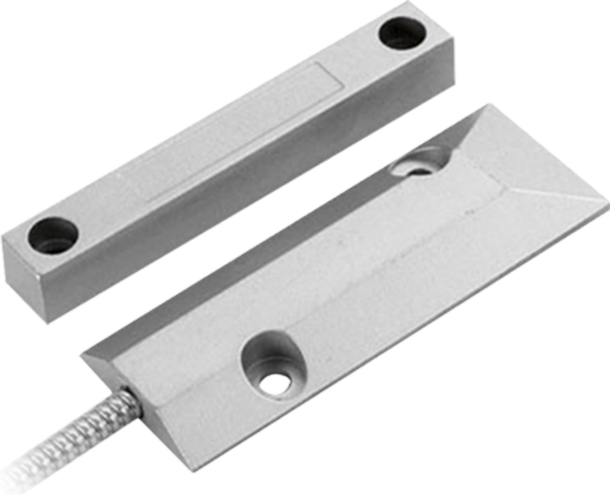 Roldeur Magneetcontact - Voor Binnengebruik - Beveiliging van Roldeuren - Geschikt voor Alarmsystemen
