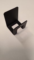Go Go Gadget - Porte-éponge - avec ruban adhésif double face - acier inoxydable noir