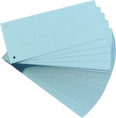 Herlitz verdelers - DIN A4 - manilla karton - blauw - 100 stuks