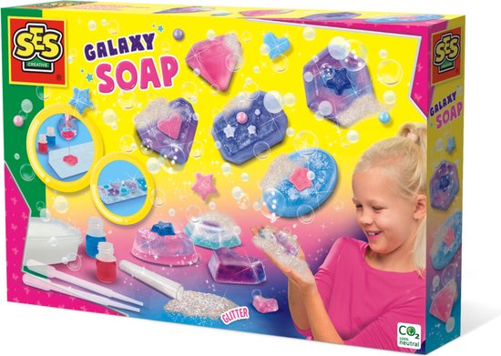 SES - Galaxy - Zeep Maken - kleuren mixen voor de mooiste zeep - Mica