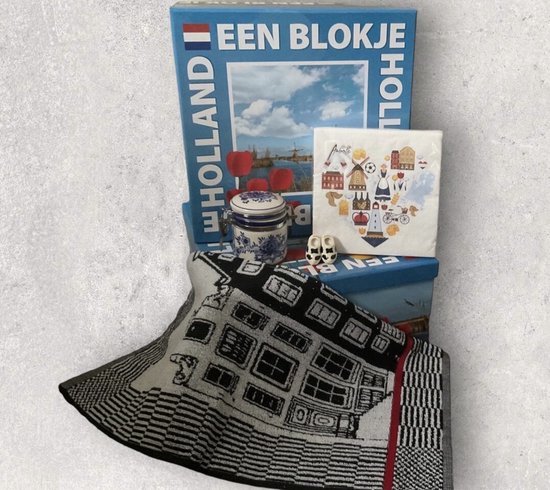 Holland - cadeau box - geschenkbox Amsterdam - Holland cadeau - Holland gift - souvenir - delfts blauw holland
