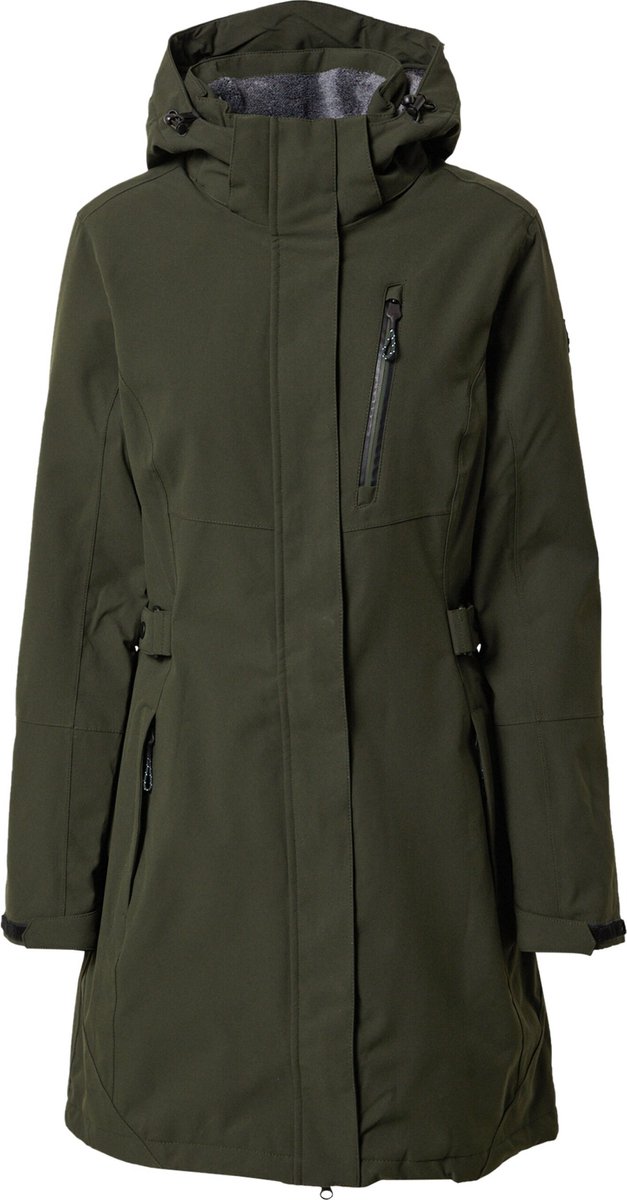 Killtec KOW 165 Parka Womens Dark Dunkeloliv