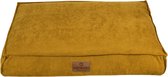 Topmast Velours Soft Serie - Hondenkussen - Yellow Gold - Maat XL - 116 x 84 cm - Hondenbed - Hondenkussens - Honden Ligbed