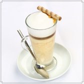 OTIX Latte Macchiato Glazen - 280 ml - 8 Stuks met Oor - Cappuchino - Glazen