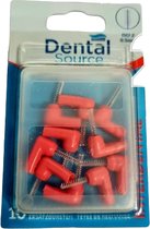10 x Dental Source Interdental Opzetborstels - Refill Heads - ISO 2 - 0.5 mm - Verwijdert tandplek op moeilijk te bereiken plekken - Tandplakverwijderaar - Ersatzbürsten - Mondverzorging - Tandenstoker - Mondhygiëne
