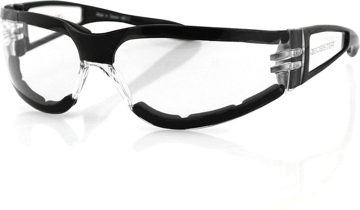 Bobster Shield II Zonnebril - Motorbril Heren - Sportbrillen Heren - Glaskleur Helder