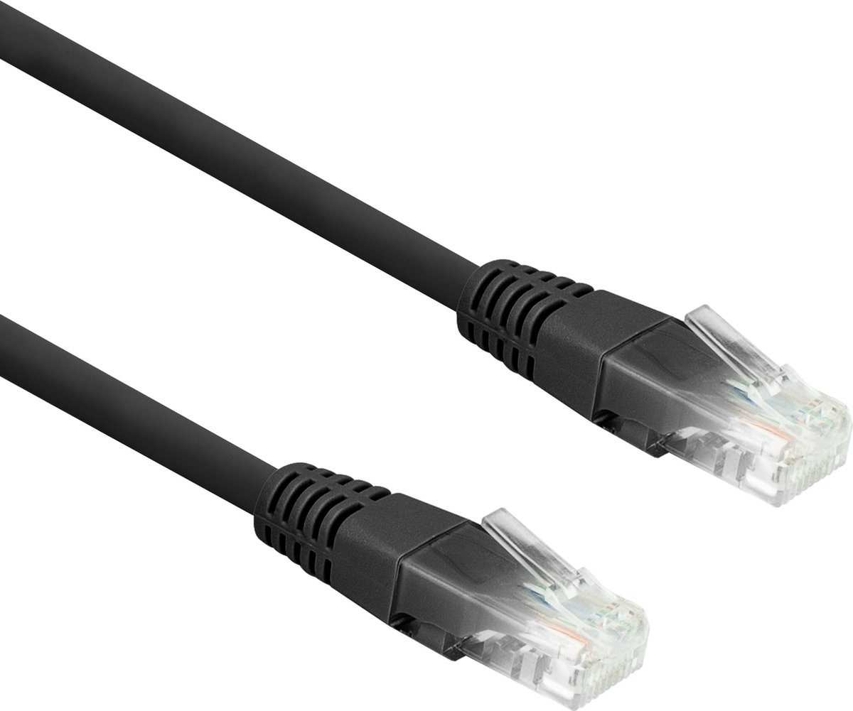 Eminent IM8902 U/UTP CAT6 Patchkabel Zwart - 2 meter