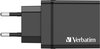 Verbatim GaN Oplader 4 Poorten 30W USB A/C