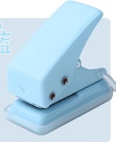 Mini perforatrice - 1 trou - perforatrice - perforatrice - Papier perforatrice perforatrice - 1 trou - Blauw