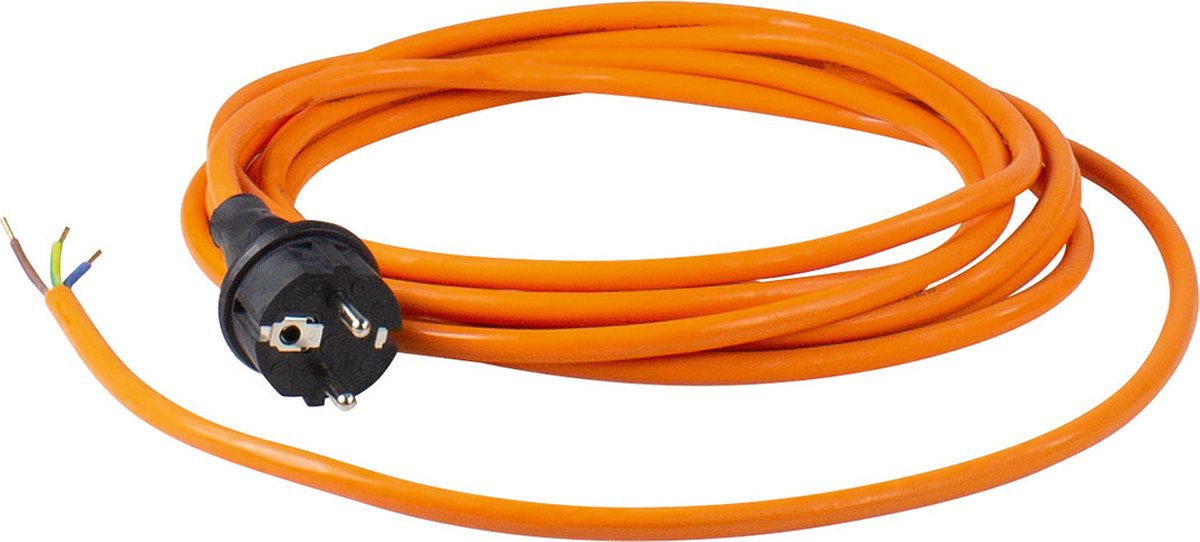 AS Schwabe 70919 Aansluitkabel Stroom Oranje 5.00 m