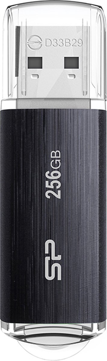 Silicon Power Blaze B02 Usb-stick - USB 3.0 A - 256 GB - zwart