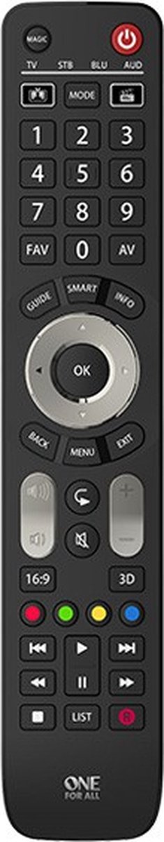 One For All Comfort Zapper + télécommande IR Wireless TV Appuyez sur les  boutons