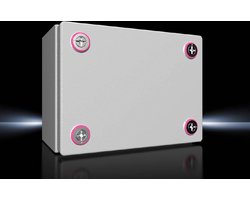 Rittal KX 1529.000 Installatiebehuizing, Wandbehuizing 200 x 150 x 120 Plaatstaal Lichtgrijs 1 stuk(s)
