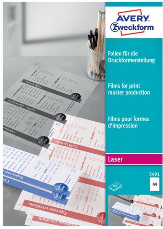 Avery Zweckform 2788 Carta Satinata A4 210x297 Mm Per Stampanti Inkjet, 100 G/m², 200 Fogli | Stampa Fotografica E Professionale