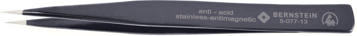 Bernstein Tools for Electronics 5-077-13 SMD-pincet AA SA-ESD Spits 130 mm