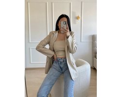 Eight Paris | Blazer dames "Leather is better " | S
