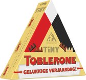 Toblerone chocolade geschenkdoos met opschrift "Gelukkige verjaardag" - Toblerone Mini chocolademix - 248g
