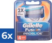 Gillette Fusion ProGlide Scheermesjes - 4 Stuks - Voordeelverpakking 6 stuks