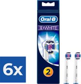 Oral-B 3D White Opzetborstels - 2 stuks - Voordeelverpakking 6 stuks