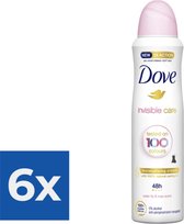 Dove - Spray anti-transpirant Invisible Care Floral Touch 150 ml - Pack économique 6 pièces