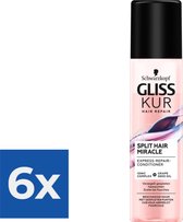 Gliss Kur Anti-Klit spray - Split Hair Miracle 200 ml - Voordeelverpakking 6 stuks