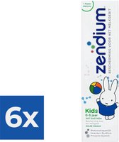 Zendium Kids 0-5 jaar - 75 ml - Tandpasta - Voordeelverpakking 6 stuks