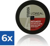 L'Oréal Paris Studio Line Matt & Messy Zero Shine Dry Sponge - 150 ml - Voordeelverpakking 6 stuks