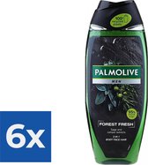 Palmolive - MEN - 3in1 Forest Fresh - Douchegel - 500ml - Voordeelverpakking 6 stuks