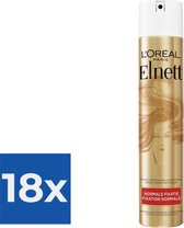 L'Oréal Paris Elnett Satin Hair Spray Fixation Normale - 300 ml - Pack économique 18 pièces