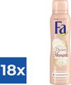 Fa Divine Moments Deodorant Spray 150ml - Voordeelverpakking 18 stuks