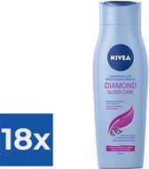 Nivea Shampoo Diamond Gloss - 250ml - Voordeelverpakking 18 stuks