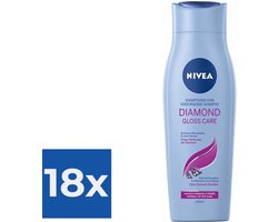 Nivea Shampoo Diamond Gloss - 250ml - Voordeelverpakking 18 stuks