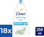 Dove Hydrating Care Douchecreme - 250 ml - Voordeelverpakking 18 stuks