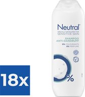 Neutral Shampoo - Anti-Roos 250 ml - Voordeelverpakking 18 stuks