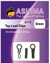 Ashima Top Lead Clips Green (5 pcs)