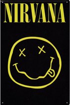 Metalen Wandbord Nirvana - 20 x 30 cm