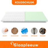 Matras Topper - 90x200 - HR Koudschuim - Comfort Touch - 4 Seizoenen Hoes - Topper - Ergonomisch