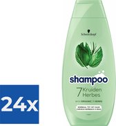 Schwarzkopf 7 Kruiden Shampoo 400 ml - Voordeelverpakking 24 stuks