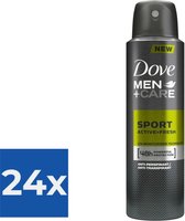 Dove Men Care Sport Active - Fresh Deodorant 150 ml - Voordeelverpakking 24 stuks