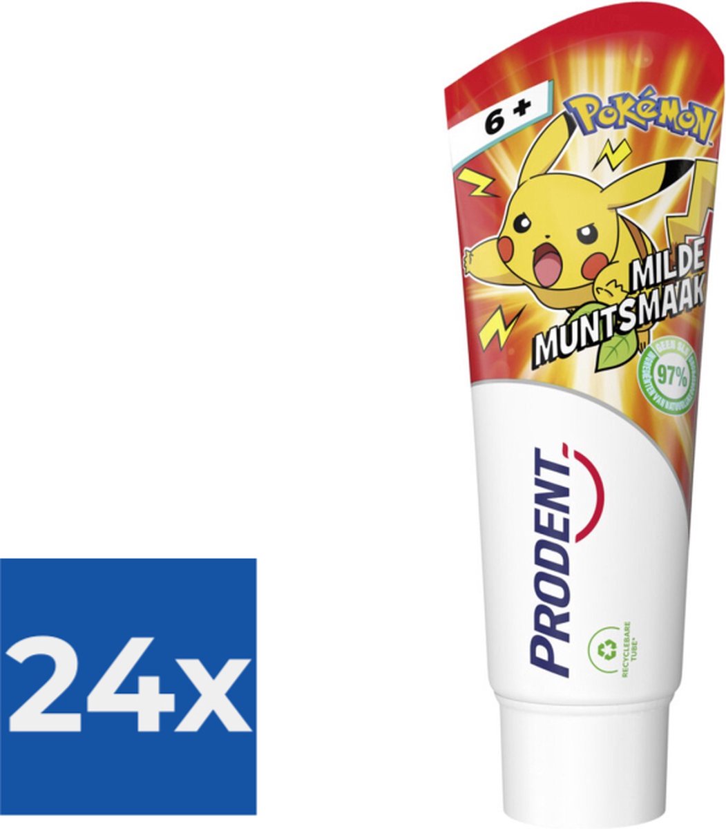 Prodent Kids Tandpasta Pokémon 6+ jaar 75ml Voordeelverpakking 24 stuks