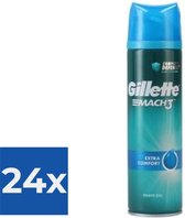 Gillette - Mach3 Complete Defense Extra Comfort - Soothing Shaving Gel - Voordeelverpakking 24 stuks